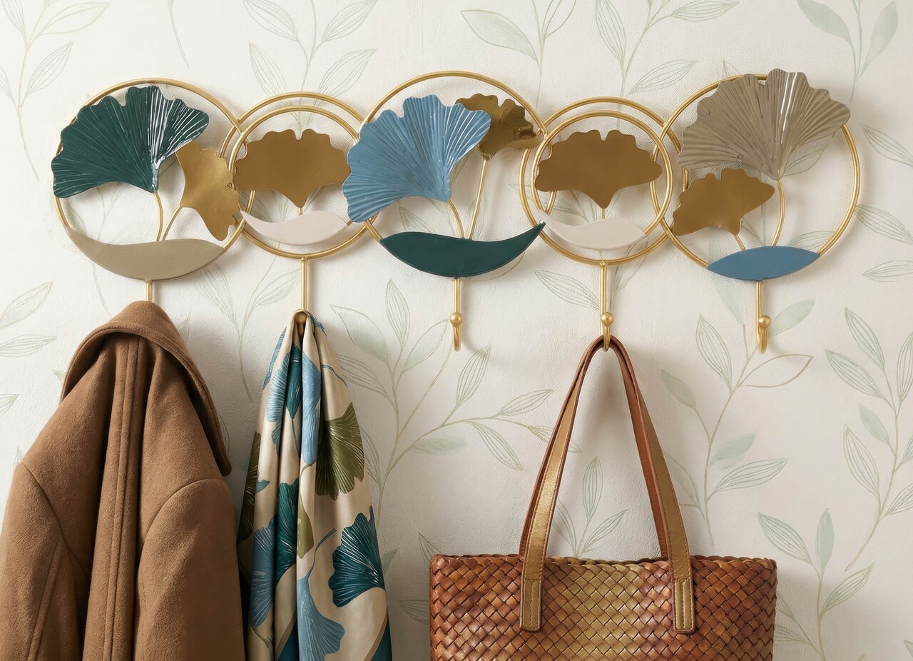 Cuier de perete, Mauro Ferretti, Polly -B, 60.2x5x28.5 cm, metal, multicolor - imagine 7